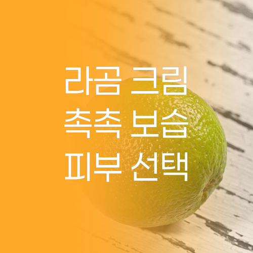 라곰 셀러스 딥 모이스쳐 크림 촉촉한..