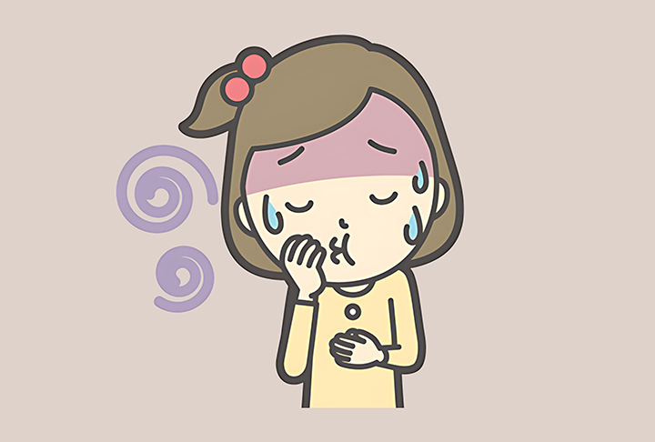 구토를-느끼는-여성