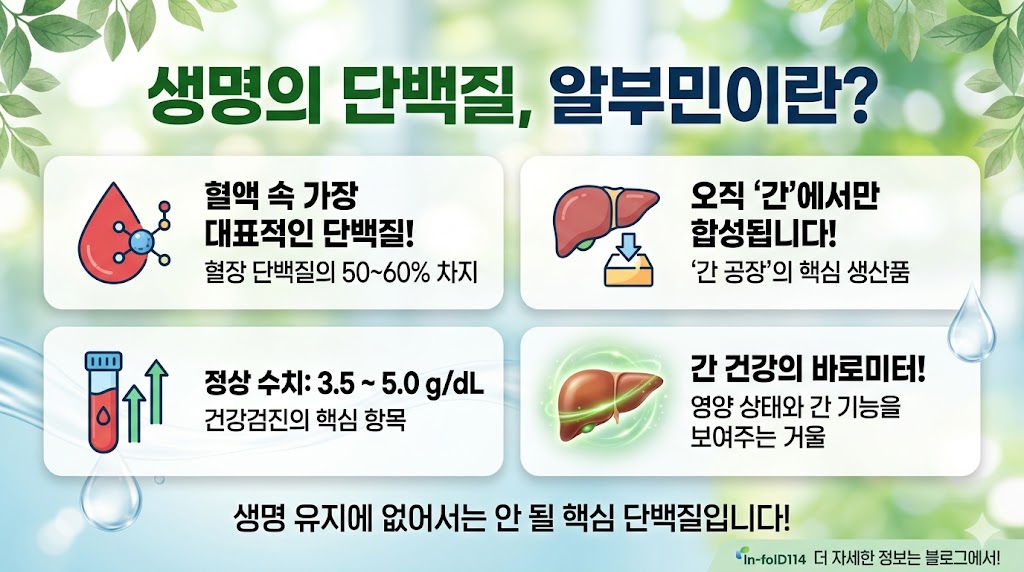 알부민 복용시간