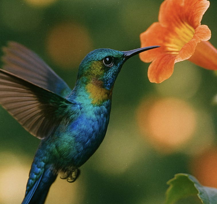 뒤로 나는 유일한 새&amp;#44; 벌새의 경이로운 비행 능력 5가지