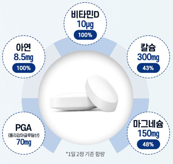 락티브 어골칼슘 마그네슘 비타민D