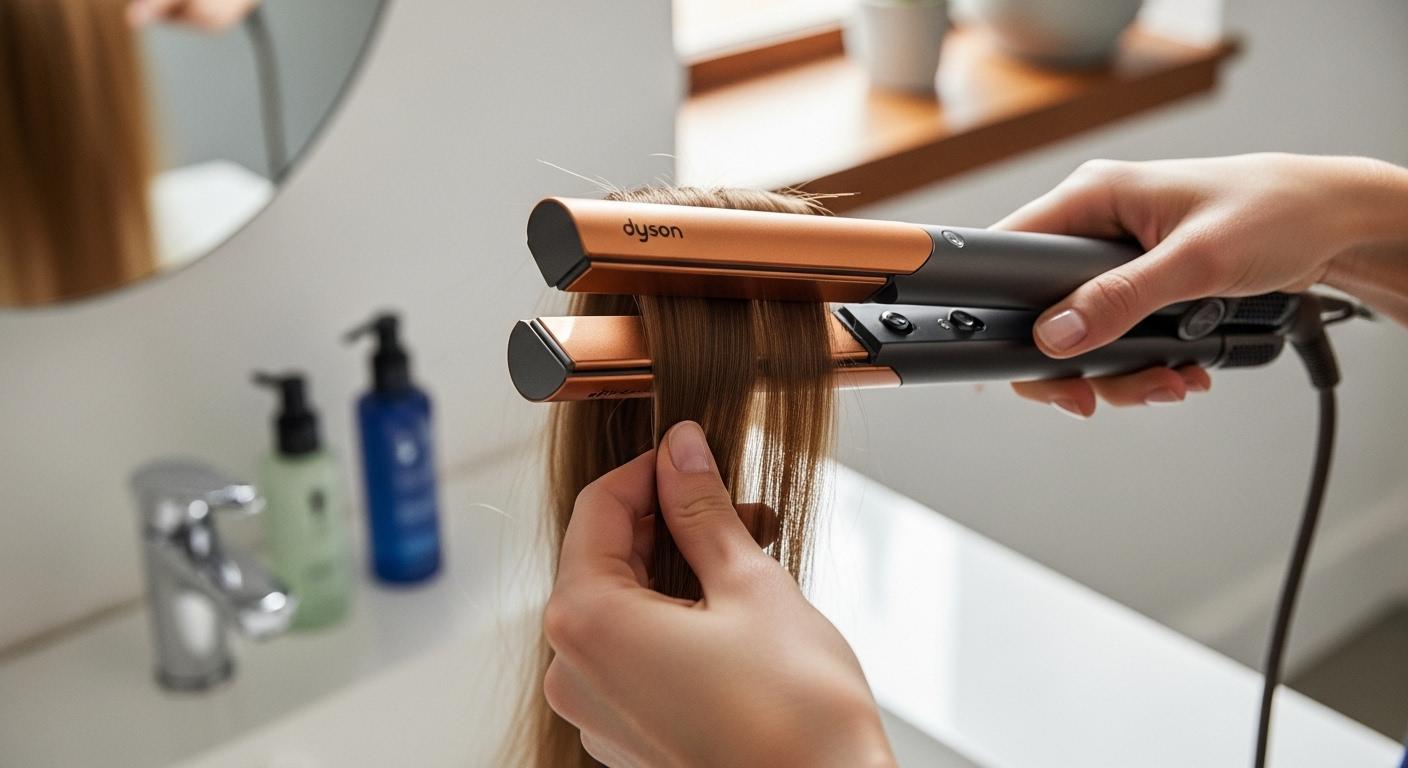 다이슨 고데기 사용법