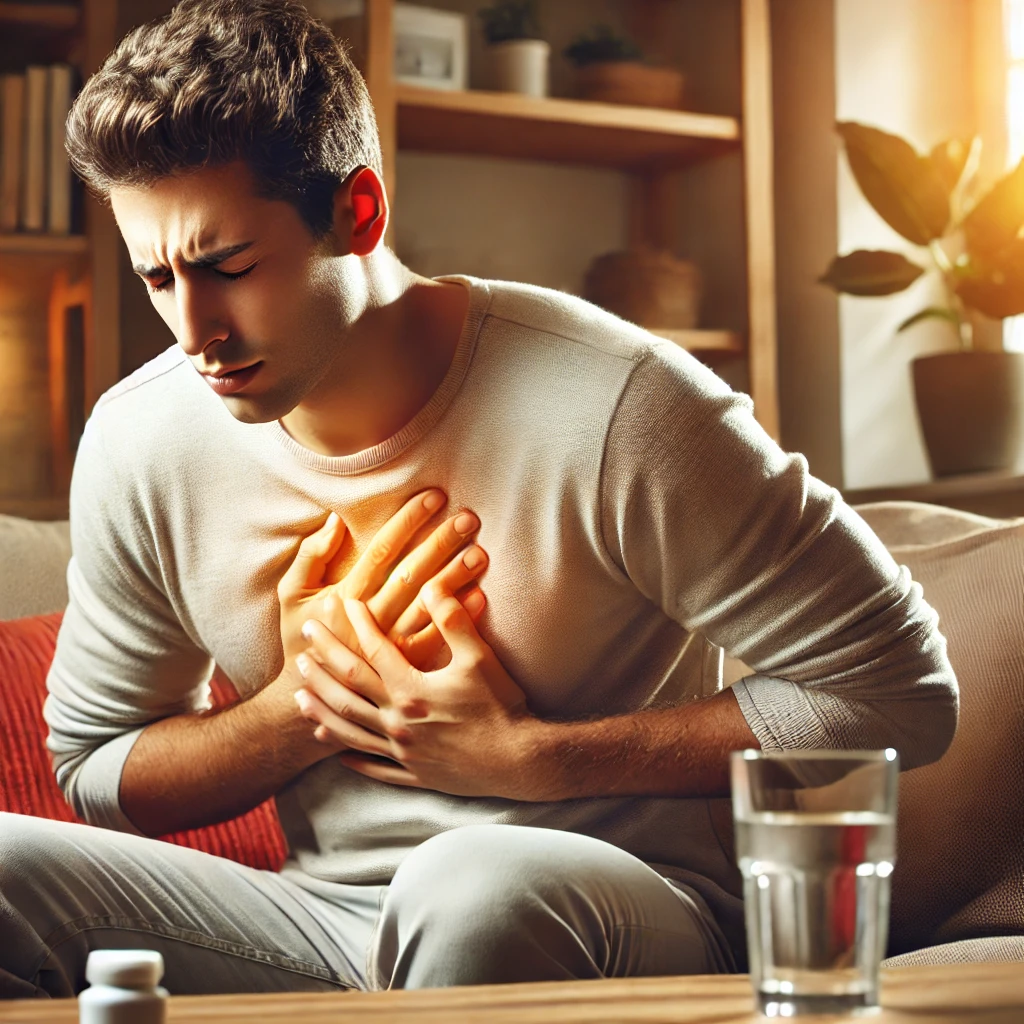 역류성 식도염의 고통을 호소하는 환자