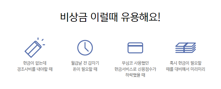 카카오뱅크 비상금대출 신용등급