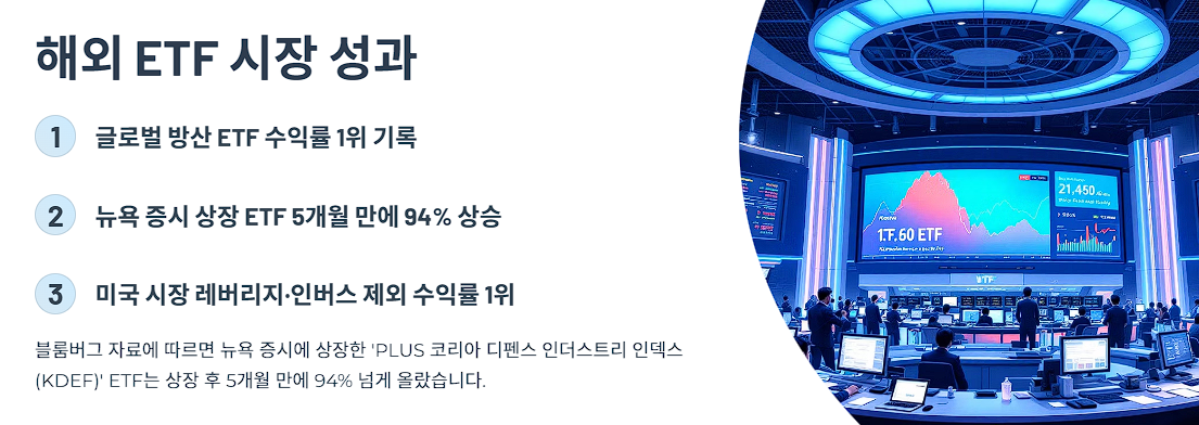 해외 ETF 시장 성과