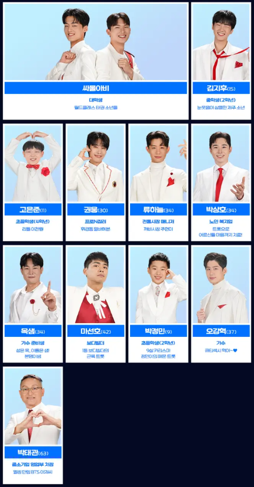 미스터트롯3 참가자