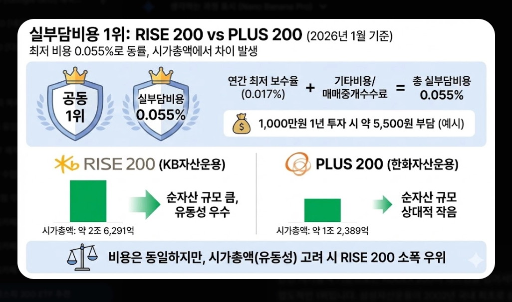코스피200 ETF 추천 TOP 7 [2026년] 필수 확인 4가지 및 유형별 맞춤 전략