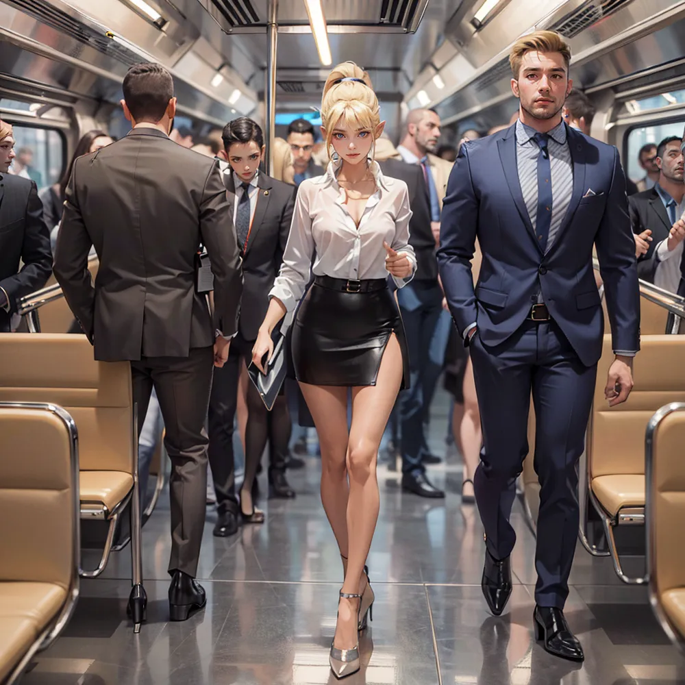 엘프 요정 지하철