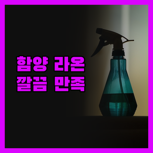 함양 호텔라온, 깔끔함에 반하다! 위