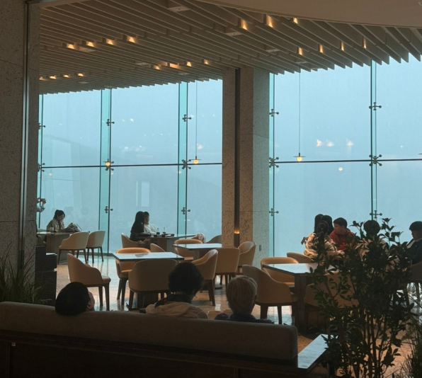 생방송 투데이 고성 더엠브로시아 카페 커피 경치 맛집
