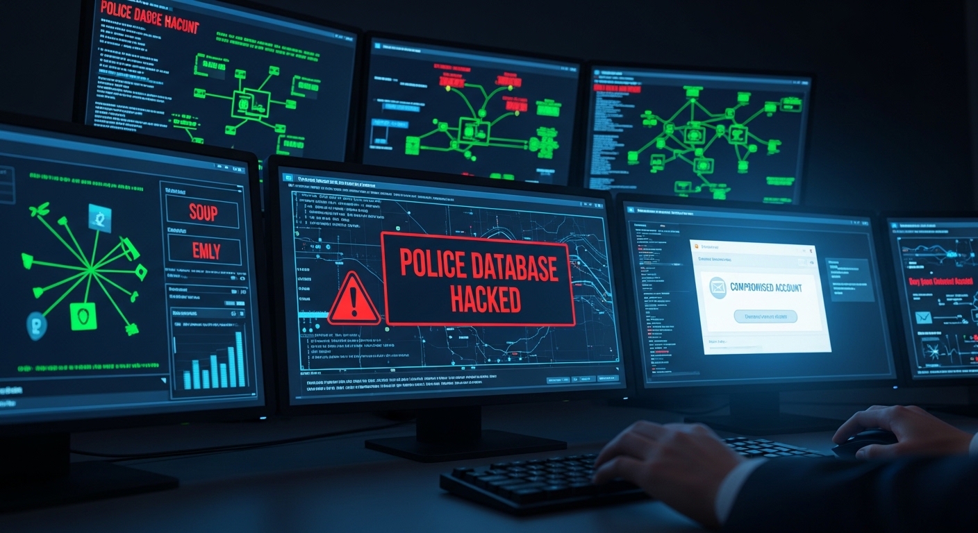 경찰 계정 하나로 뚫린 내부 DB