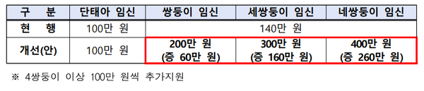 임신출산진료비 지원제도 기타 사항