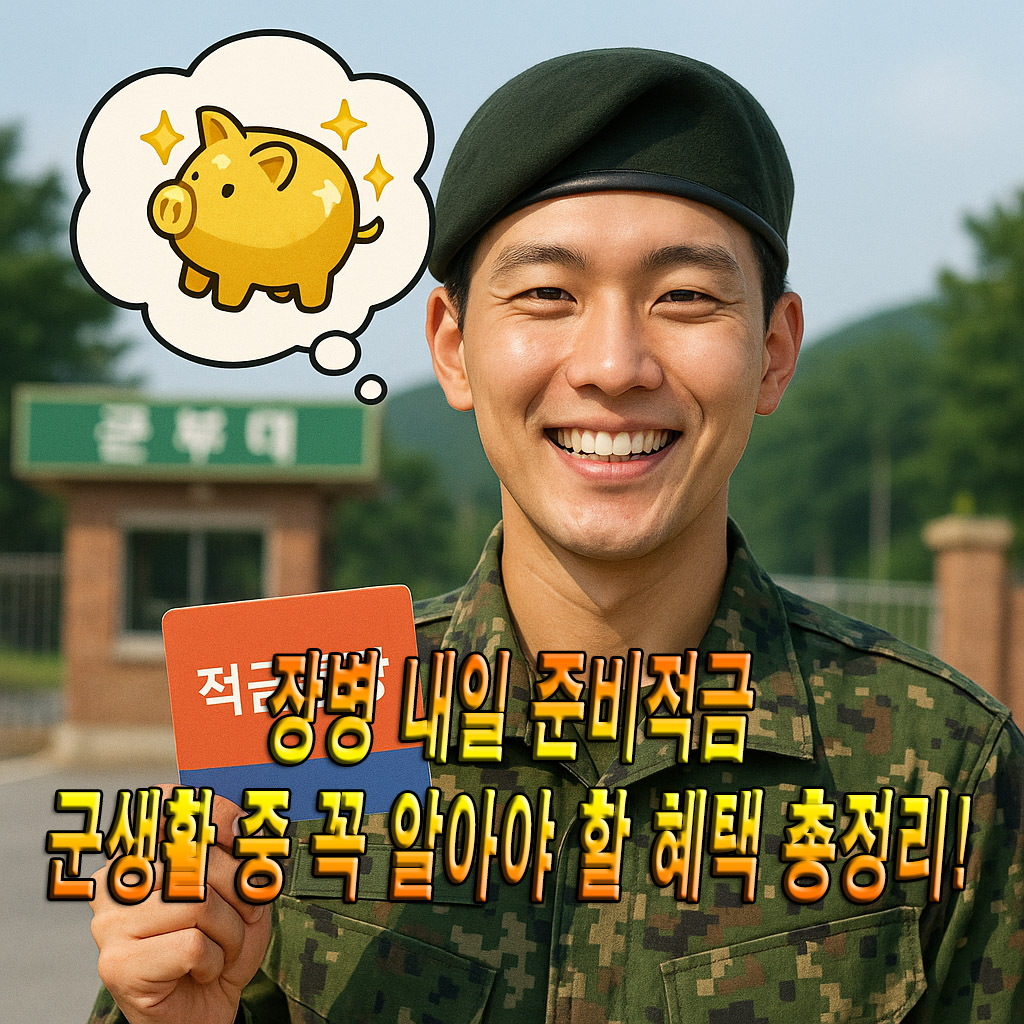 장병 내일 준비적금, 군생활 중 꼭 알아야 할 혜택 총정리!