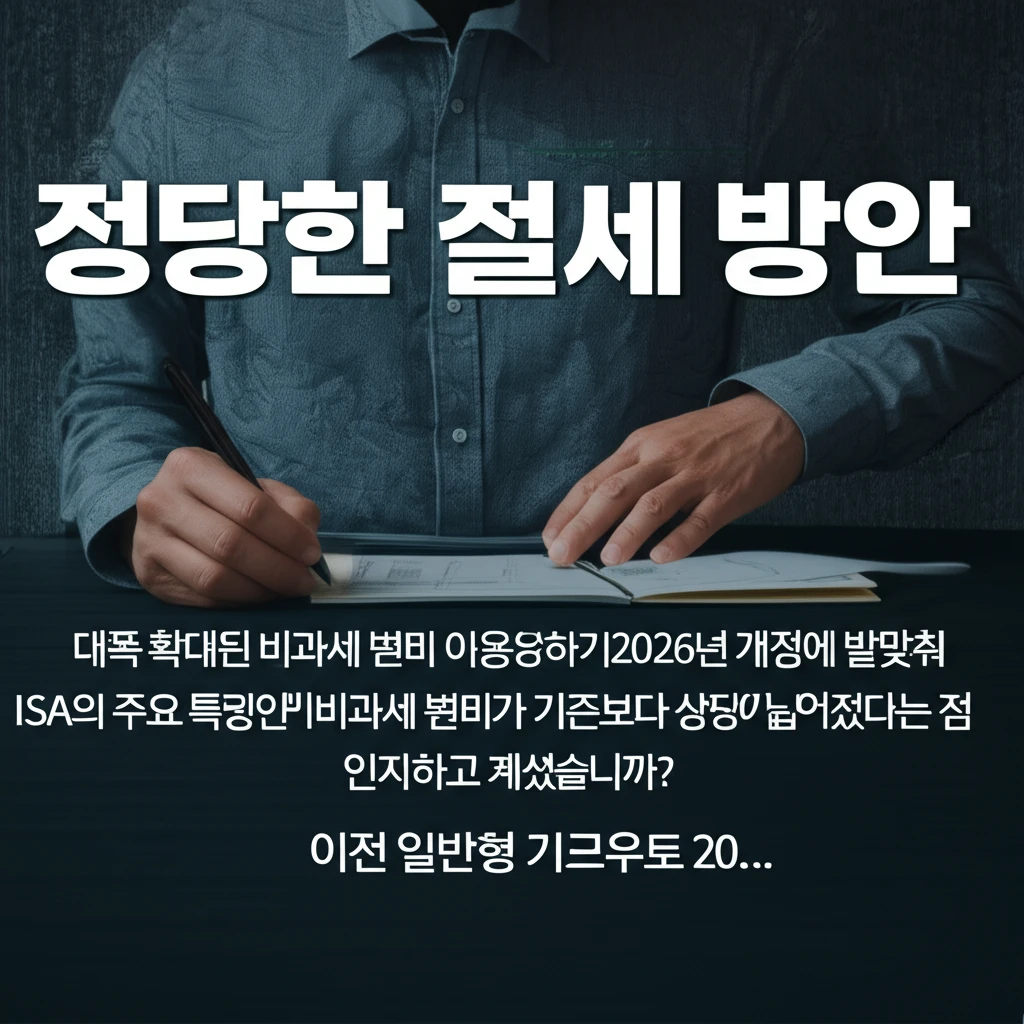 2026년형 ISA 절세 전략 및 N..