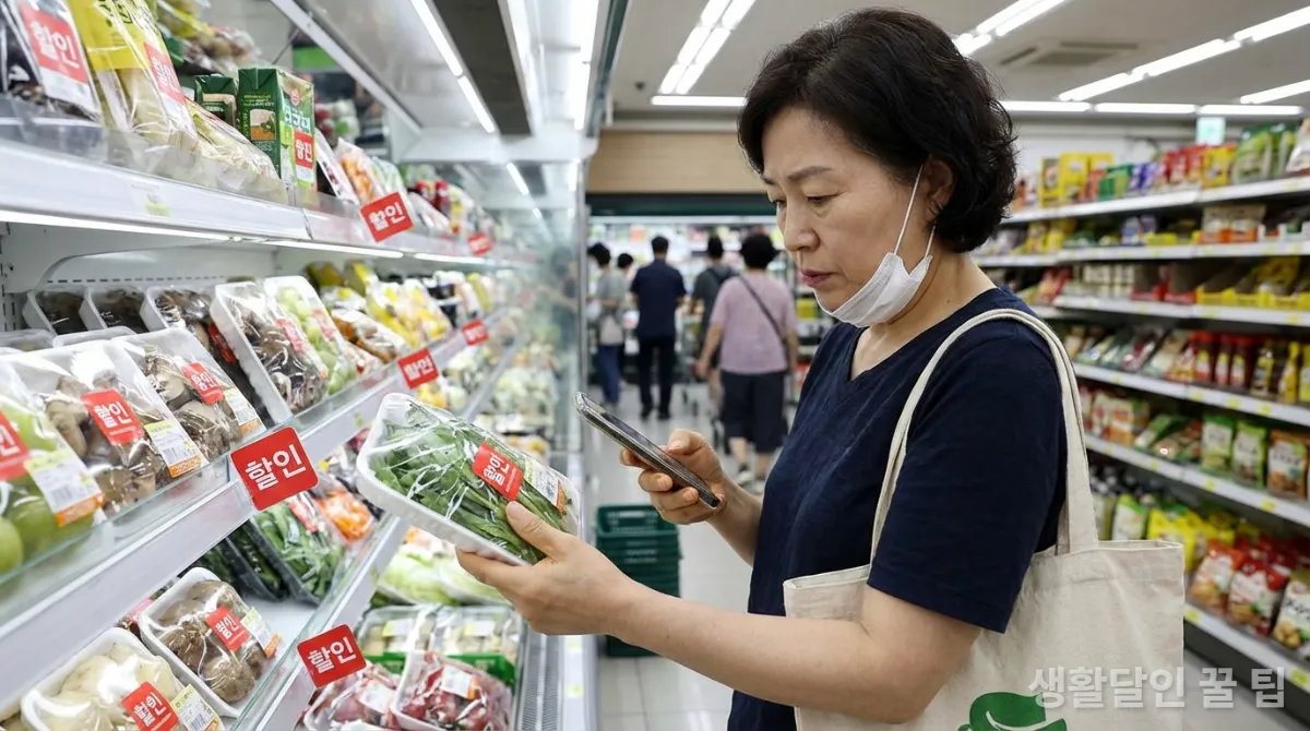 유통기한 임박 상품을 현명하게 고르는 한국 소비자의 모습