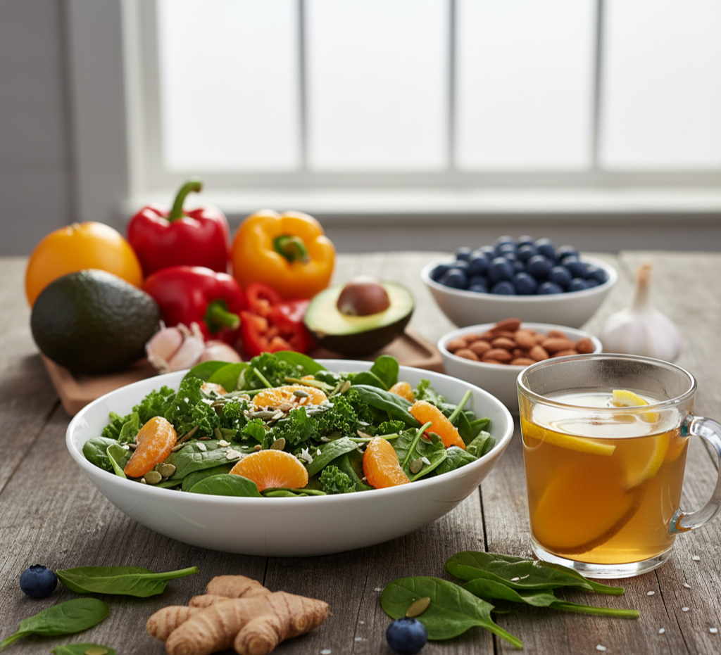 환절기 감기? 이제 안녕! 면역력 폭탄 음식으로 바이러스 완벽 차단법