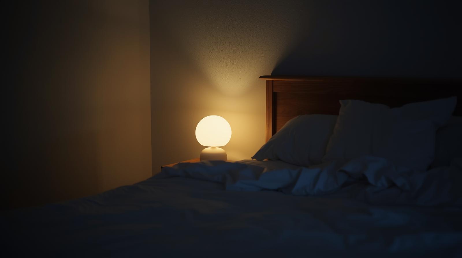 안정된 수면 환경의 침실 모습