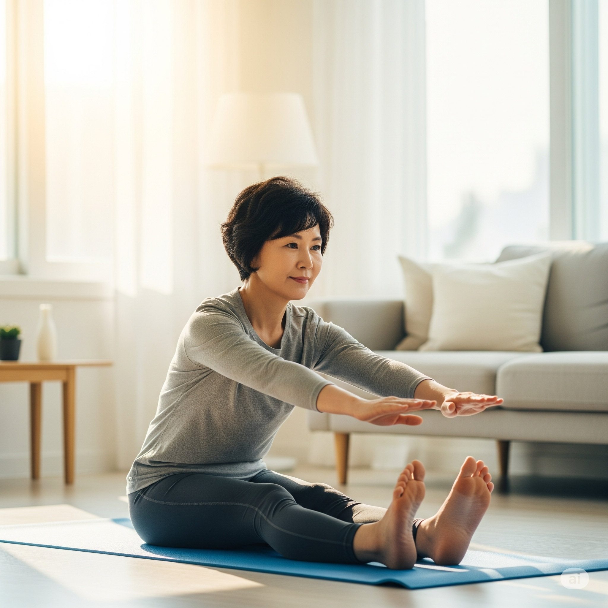갱년기 여성, 집에서 활력 되찾는 운동 루틴 추천 관련이미지
