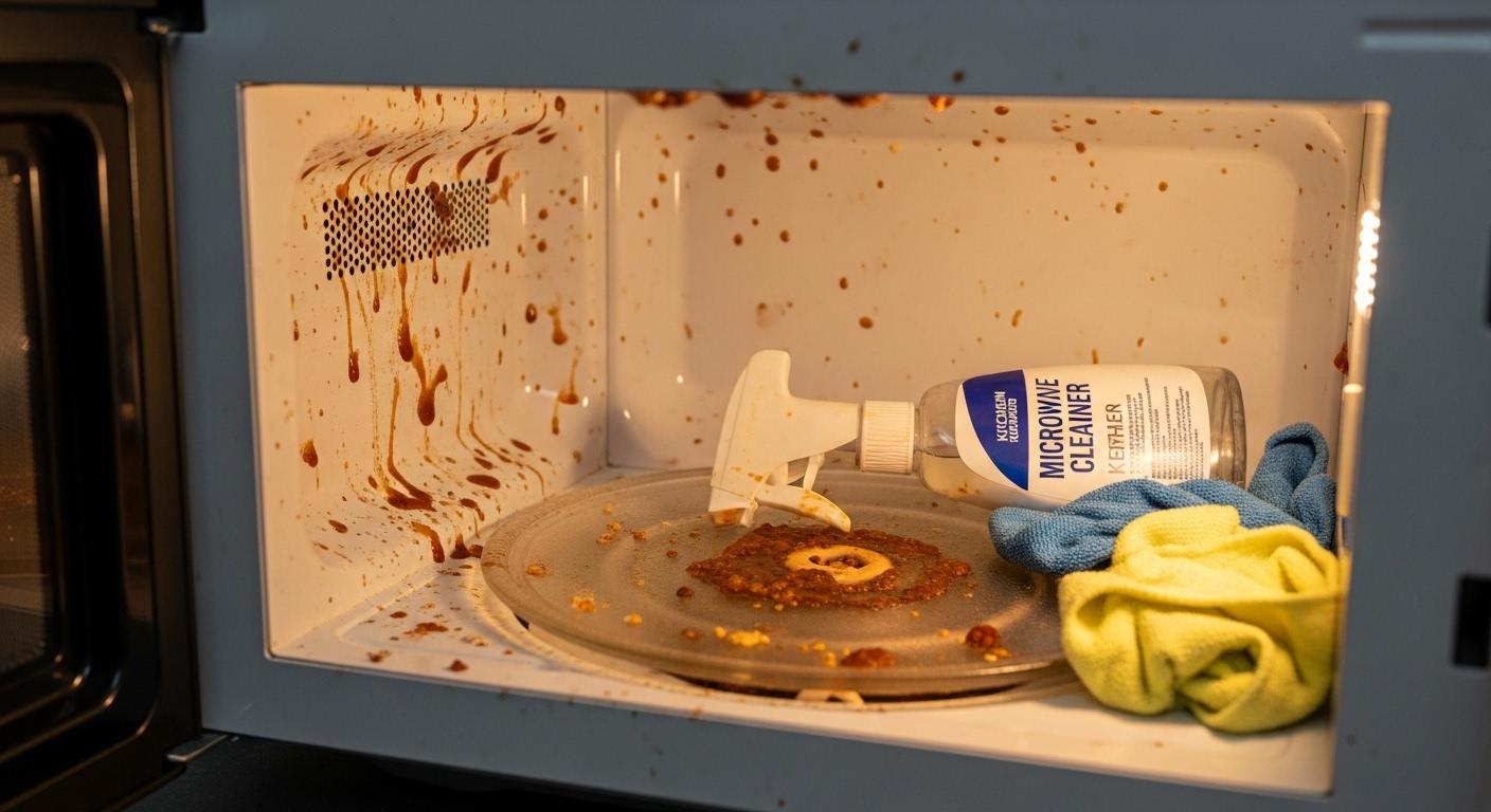 세척 귀찮음 소형 전자레인지 문제 해결