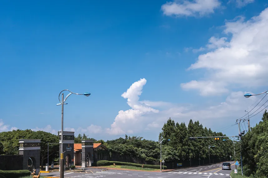 제주 강풍 특보 속 실내 여행지에서 안전하게 여유를 즐기는 관광객 모습