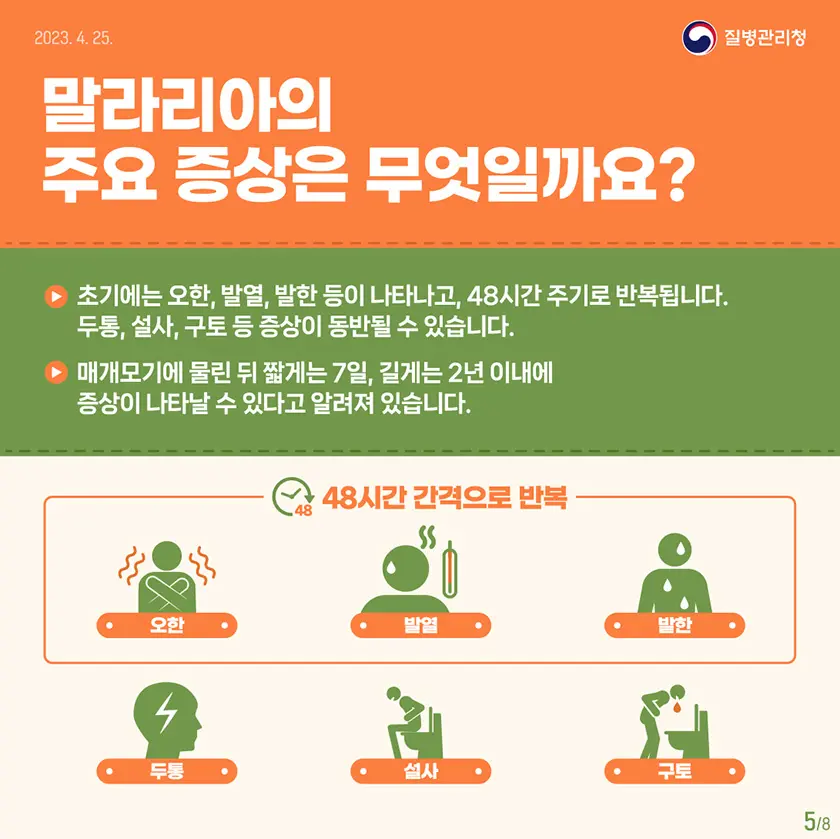 말라리아 주의! 말라리아 증상과 예방접종 정보 알아보기