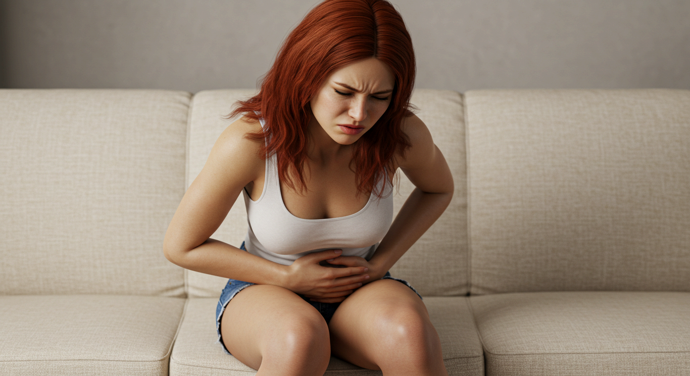 위경련 증상, 명치 부분이 심하게 당깁니다