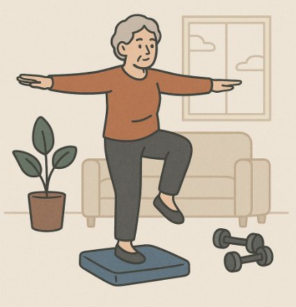 시니어 균형 훈련