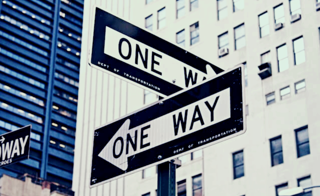 Street Sign One Way