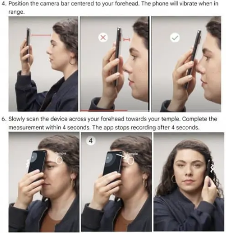 Pixel 8 Pro의 혁신적인 체온 측정(이미지출처-arstechnica)