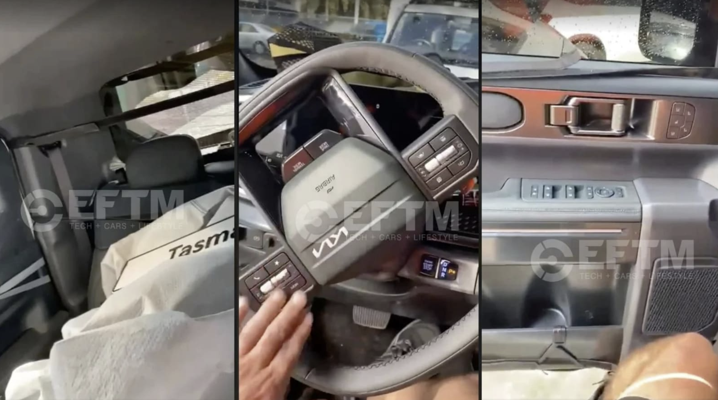 기아 픽업트럭 타스만 테스트카 유출샷