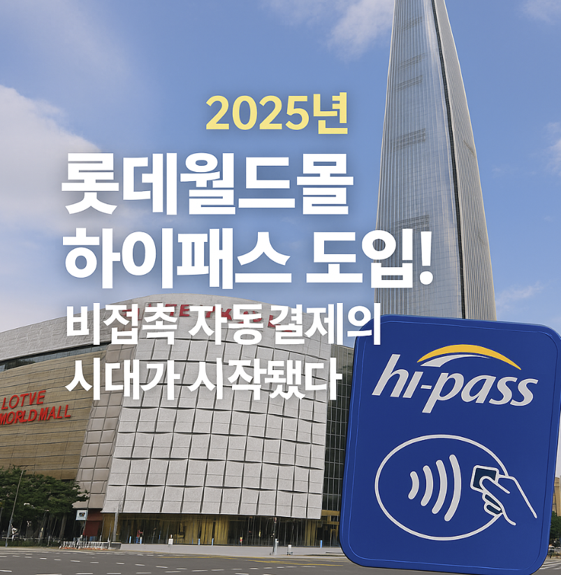 롯데월드몰 하이패스 관련 이미지