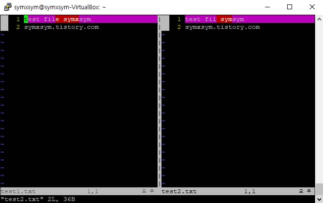 vimdiff