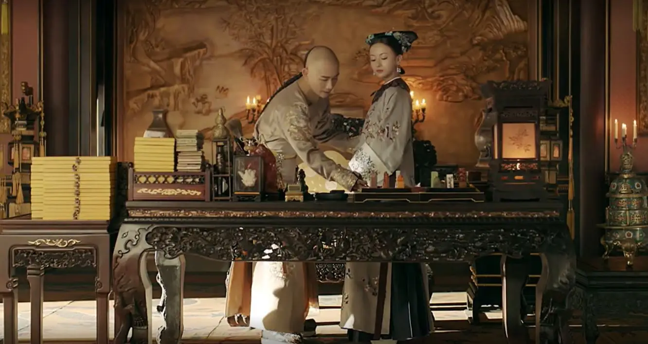 위영락-달래는-건륭황제