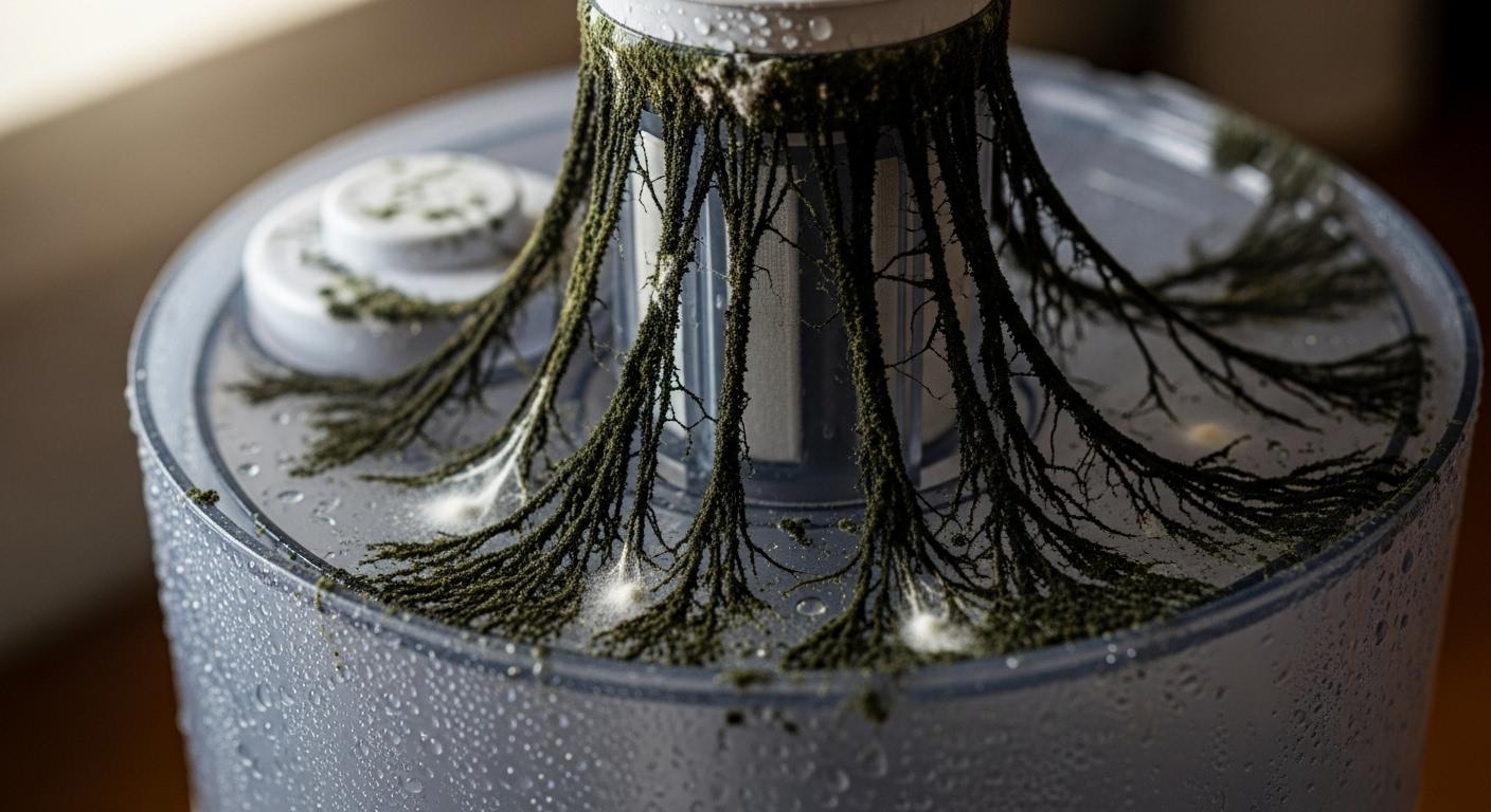 가습기 나무 곰팡이