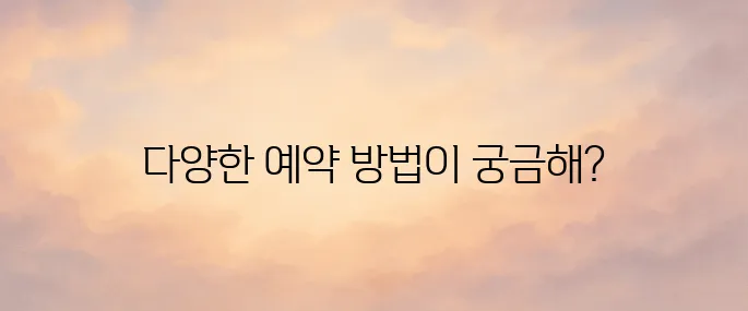 카카오택시 사용법｜예약방법