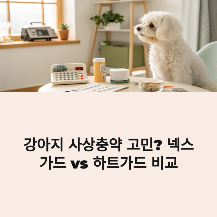 강아지 사상충약