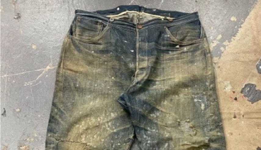 골드러시 청바지 리바이스