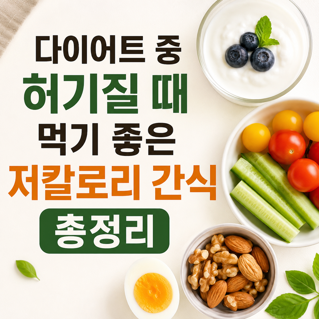 저칼로리 간식