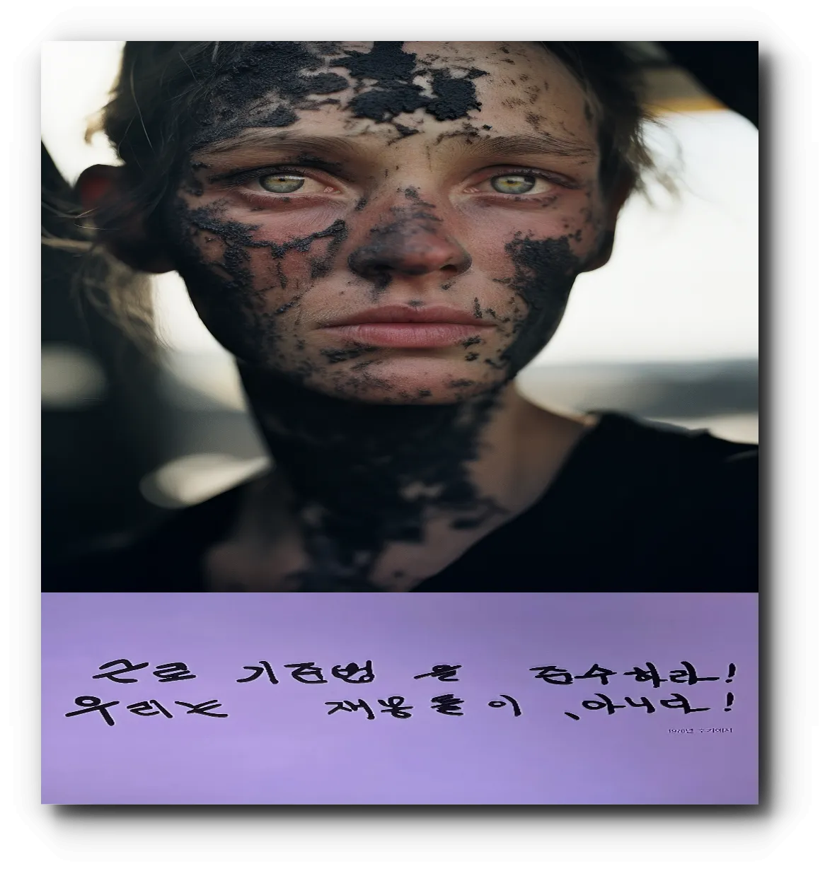 노동에-지친-여자아이와-필사