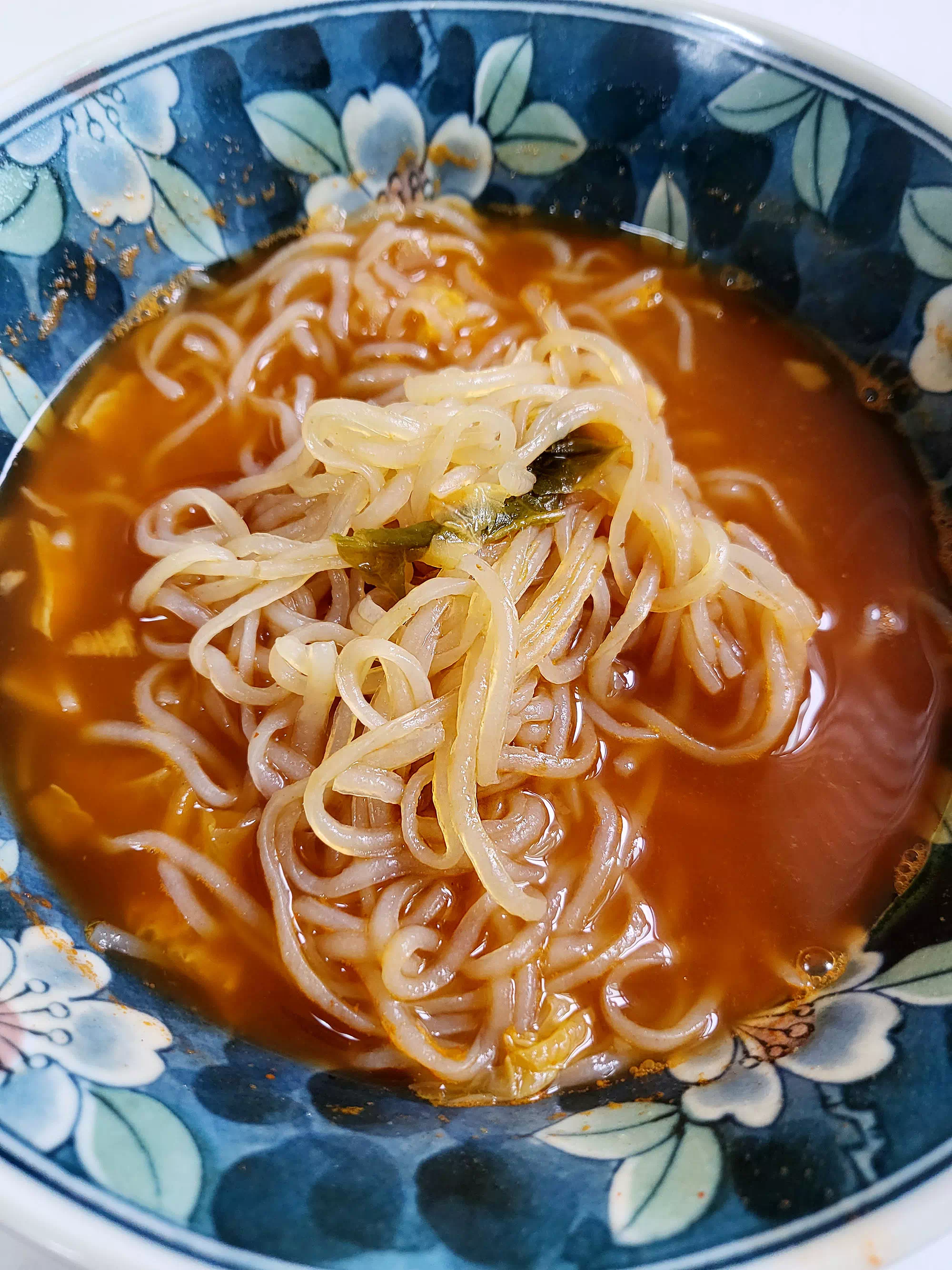 먹음직스러운 김치라면