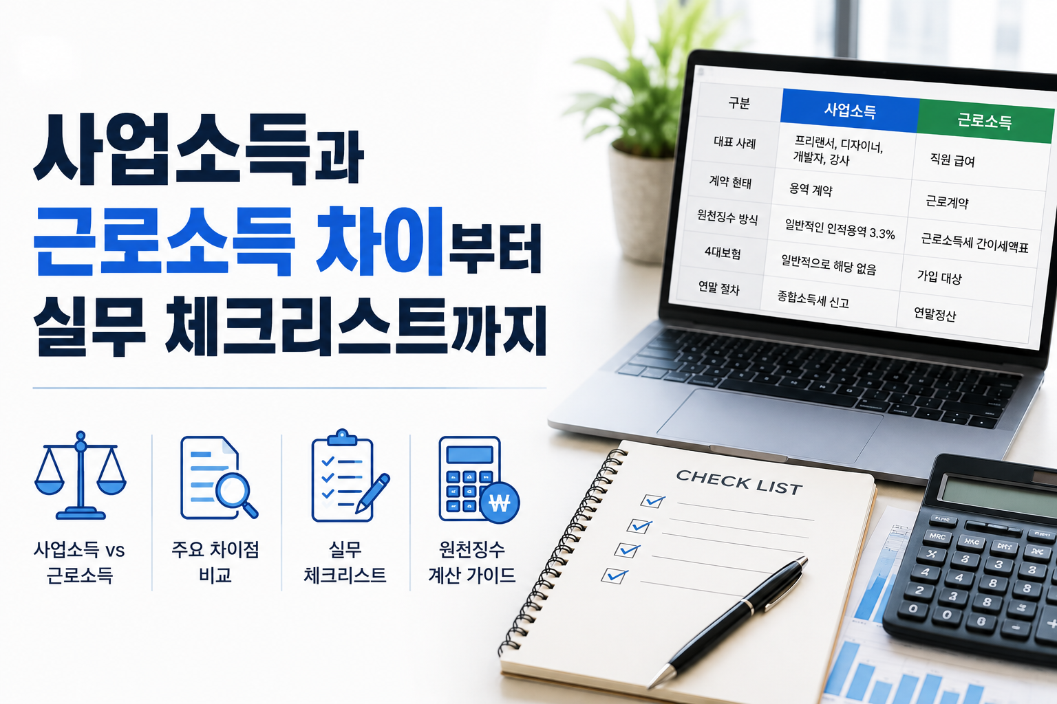 사업소득과 근로소득차이