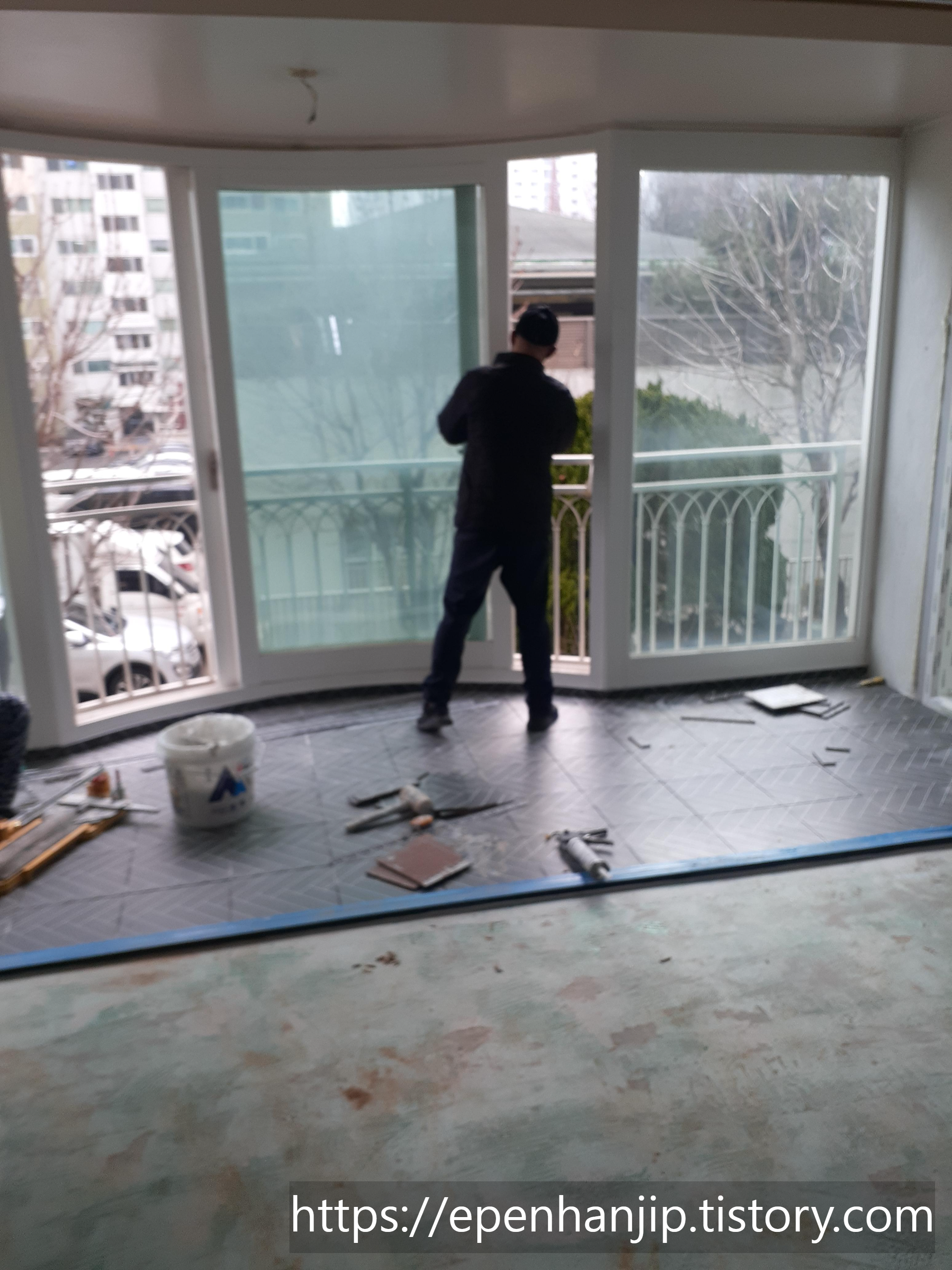 방충망 교체 시공