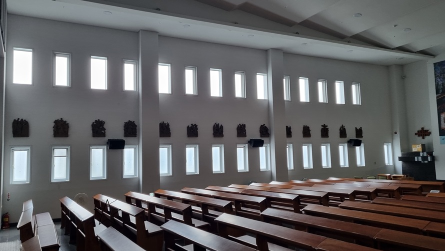 울산 화봉성당 십자가의 길 사진