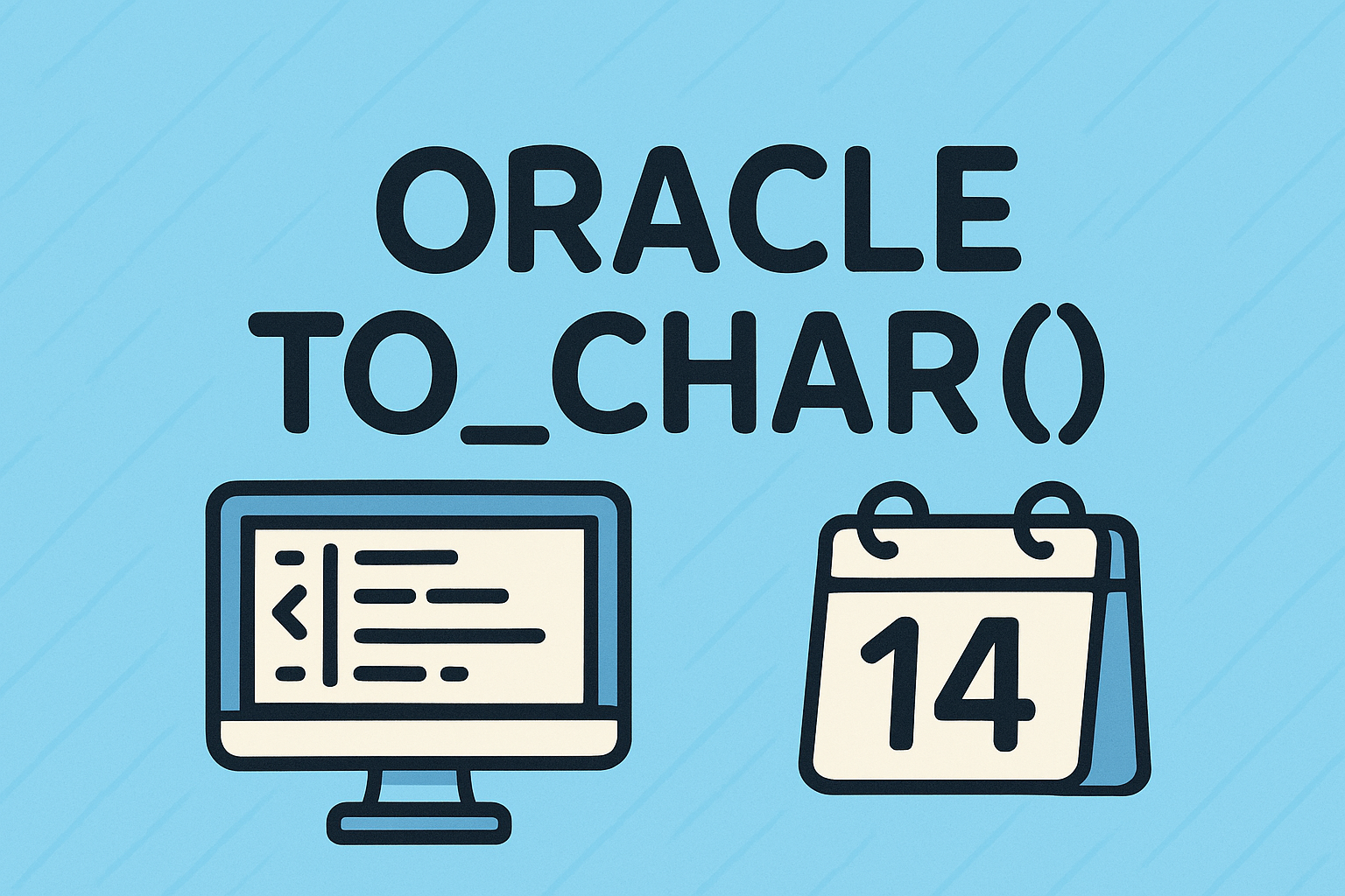 오라클 TO_CHAR() 함수로 날짜를 문자열로 변환하는 실무 팁과 예제