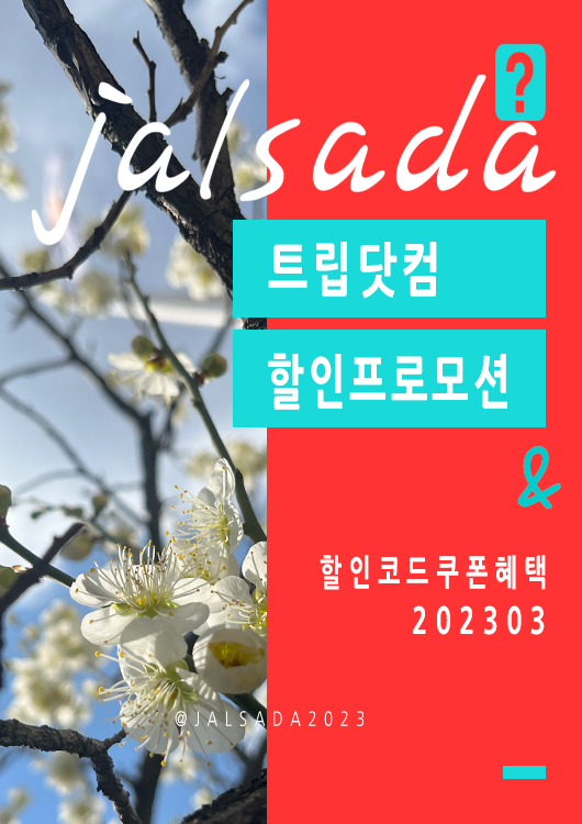 트립닷컴 3월 할인프로모션코드 봄시즌 벚꽃 감성여행 풀빌라 단독