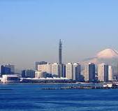 요코하마항구의 한장면