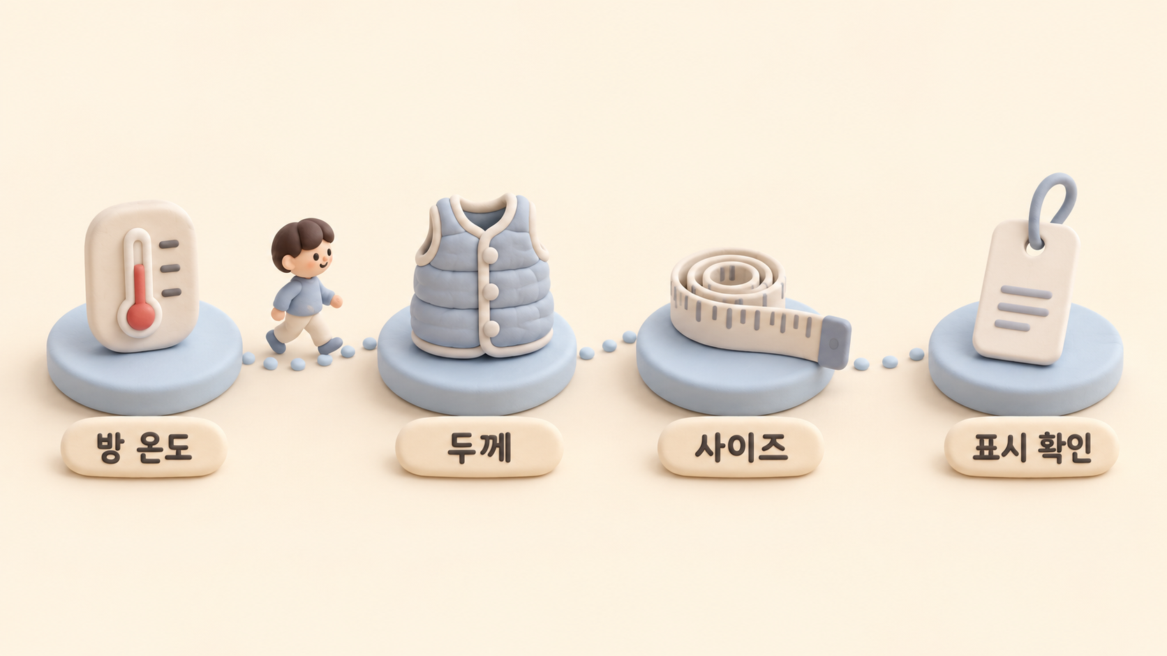 고르는 순서 징검돌