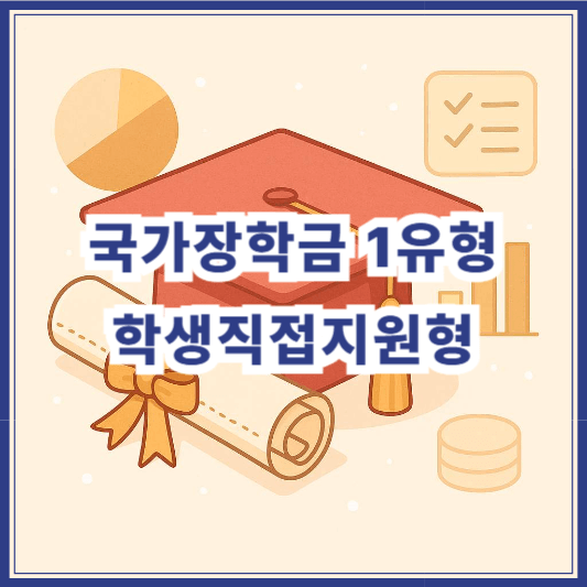 2025년 국가장학금 1유형 학생직접지원형 신청방법|신청기간·조건 총정리