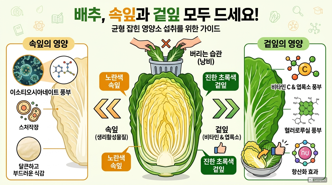 안쪽 잎과 바깥 잎 모두 먹어야 하는 이유