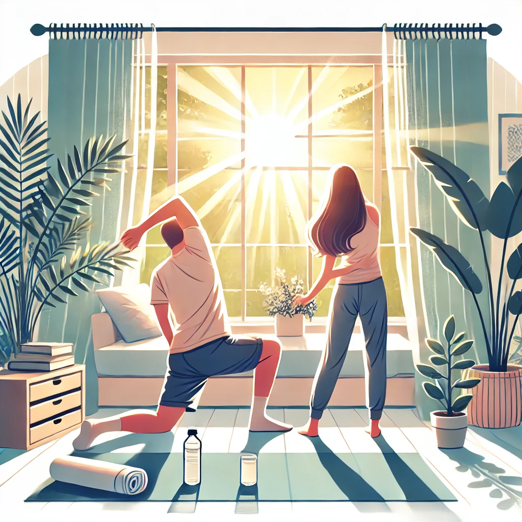 이럴 때 5분만 투자해서 공복 상태에서 스트레칭을 해보세요.
단순한 동작 하나만으로도 피로가 풀리고, 집중력이 달라질 수 있어요.